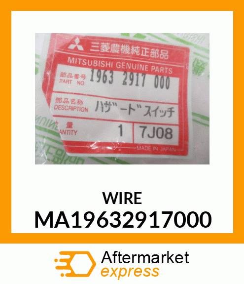 WIRE MA19632917000