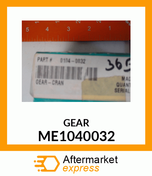 GEAR ME1040032