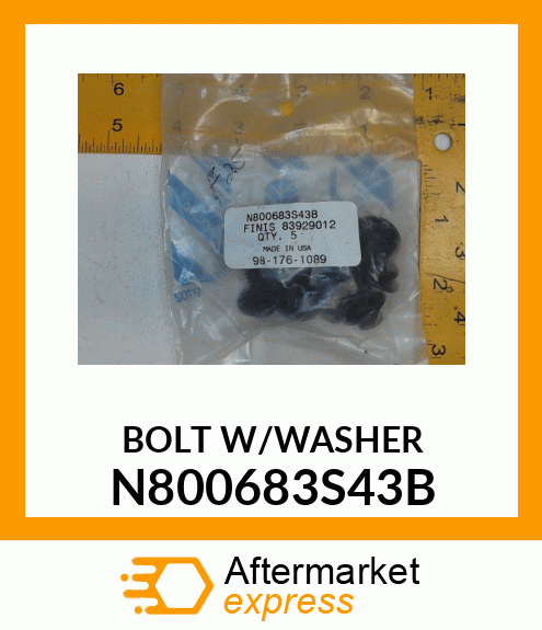 BOLTW/WASHER N800683S43B