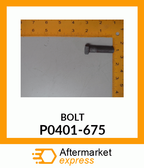 BOLT P0401-675