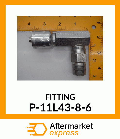 FITTING P-11L43-8-6