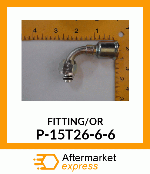 FITTING/OR P-15T26-6-6