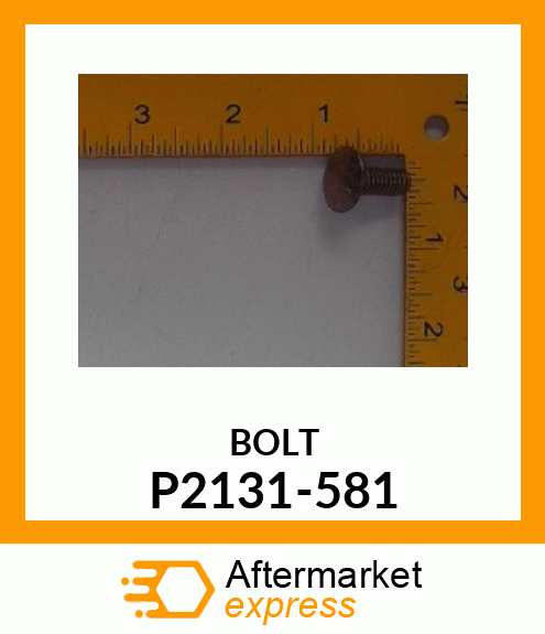 BOLT P2131-581