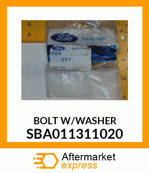 BOLT_W/WASHER SBA011311020