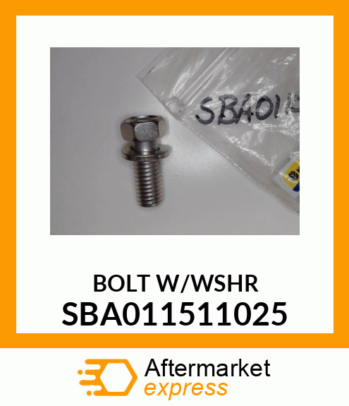 BOLT/WASHER SBA011511025