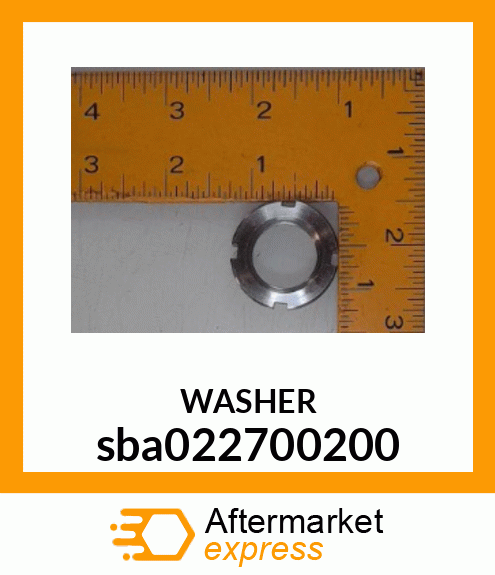 WASHER sba022700200