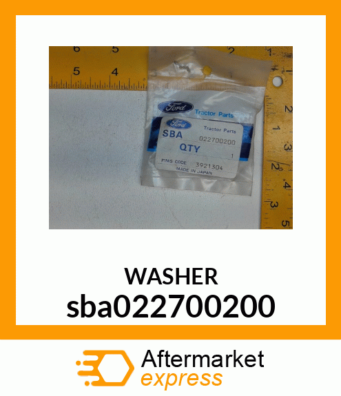 WASHER sba022700200