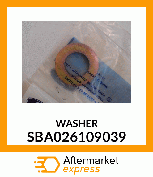 WASHER SBA026109039