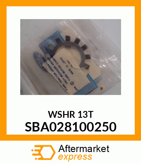 WSHR13T SBA028100250