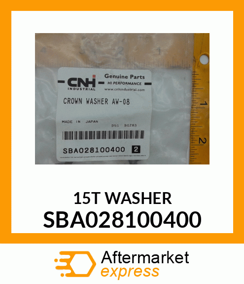 15TWASHER SBA028100400