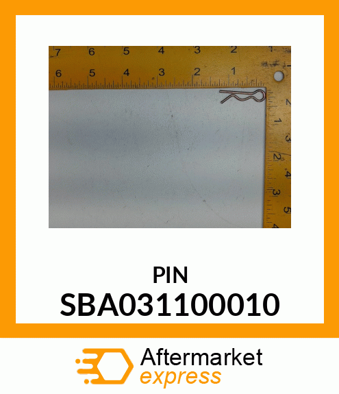 PIN SBA031100010