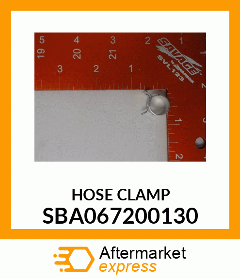 HOSECLAMP SBA067200130