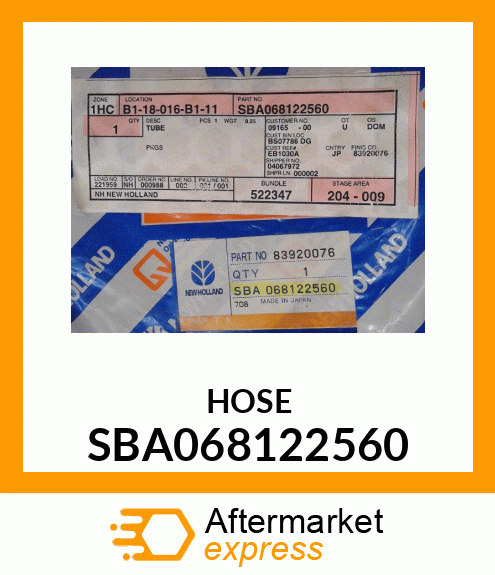 HOSE SBA068122560