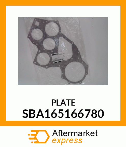 PLATE SBA165166780