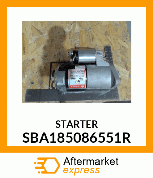 STARTER SBA185086551R