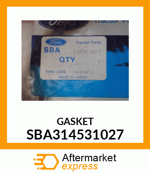 GASKET SBA314531027