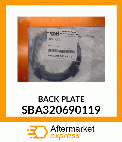 BACKPLATE SBA320690119