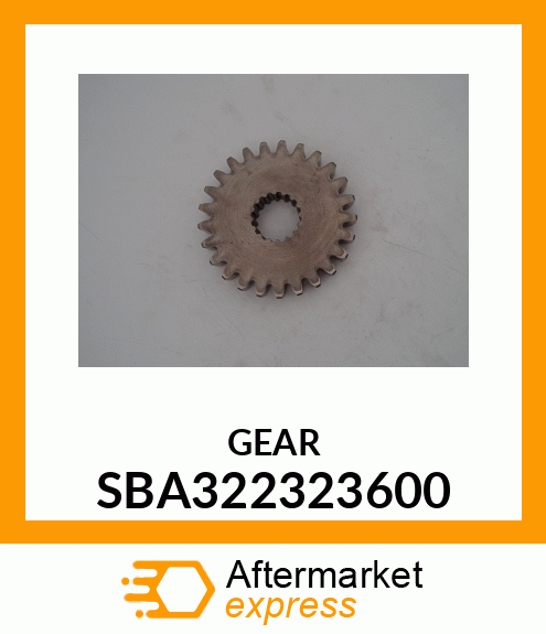 GEAR SBA322323600