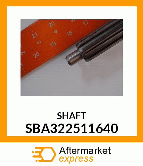 SHAFT SBA322511640