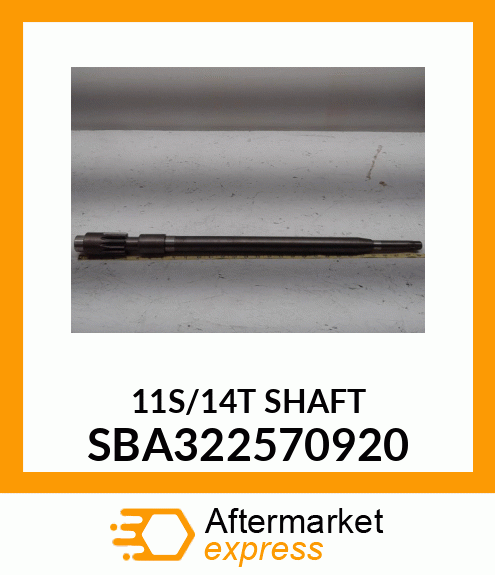 11S/14T_SHAFT SBA322570920