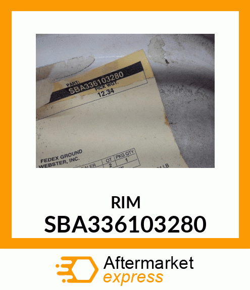 RIM SBA336103280