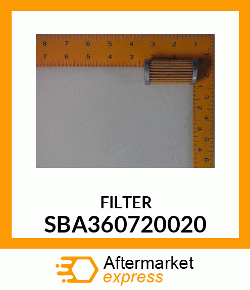 FILTER SBA360720020