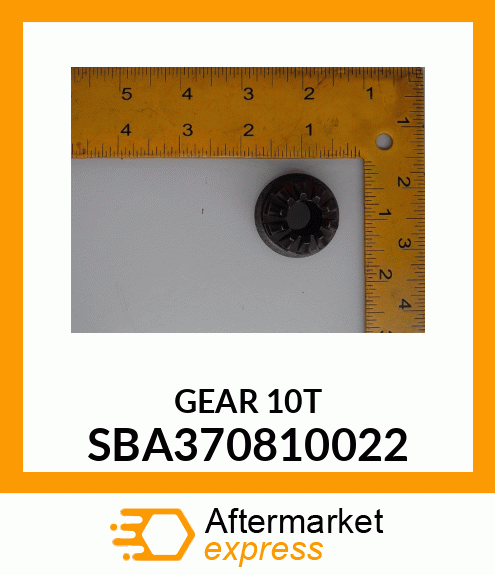 GEAR 10T SBA370810022