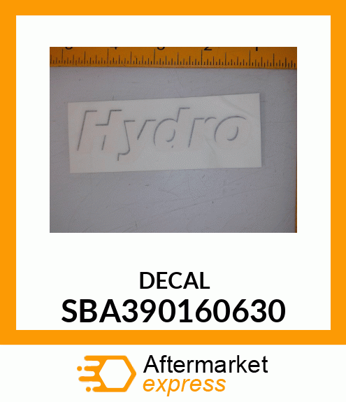 DECAL SBA390160630