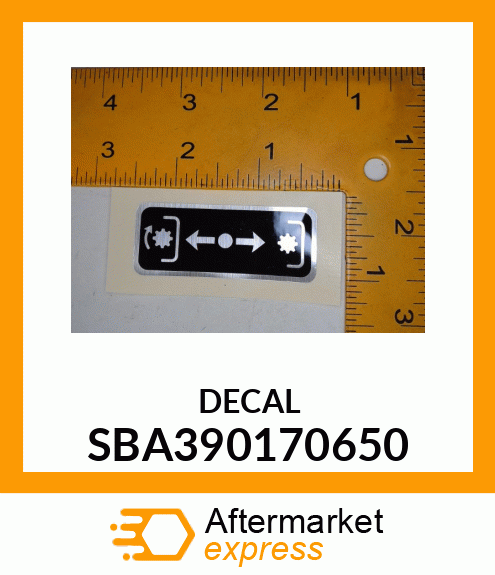 DECAL SBA390170650