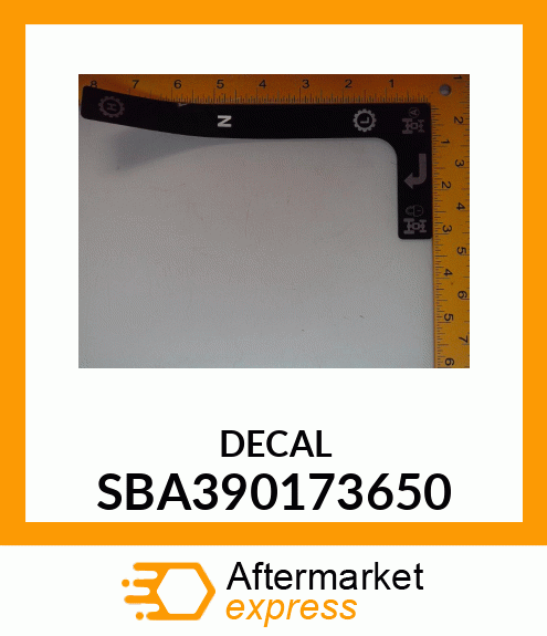 DECAL SBA390173650