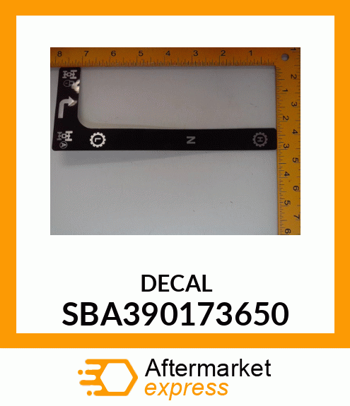 DECAL SBA390173650