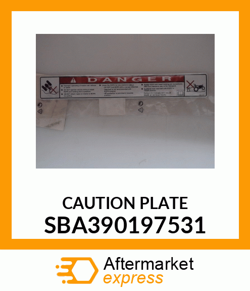 CAUTION_PLATE SBA390197531