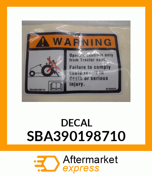 DECAL SBA390198710