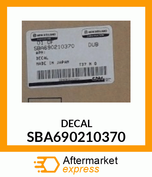 DECAL SBA690210370