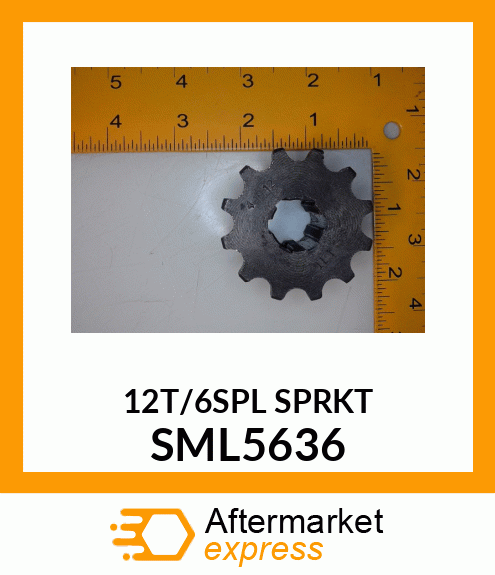 12T/6SPL_SPRKT_ SML5636