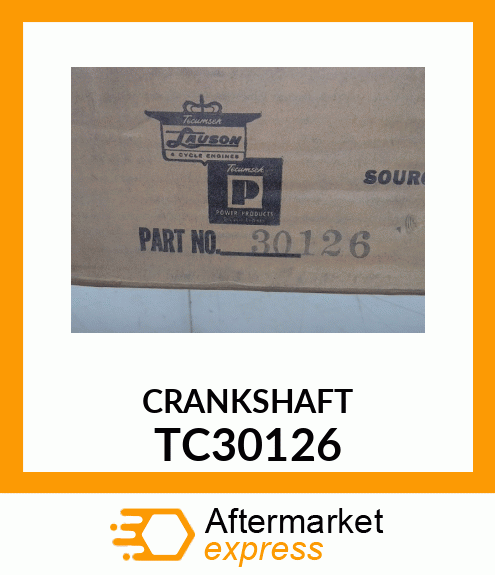 CRANKSHAFT TC30126