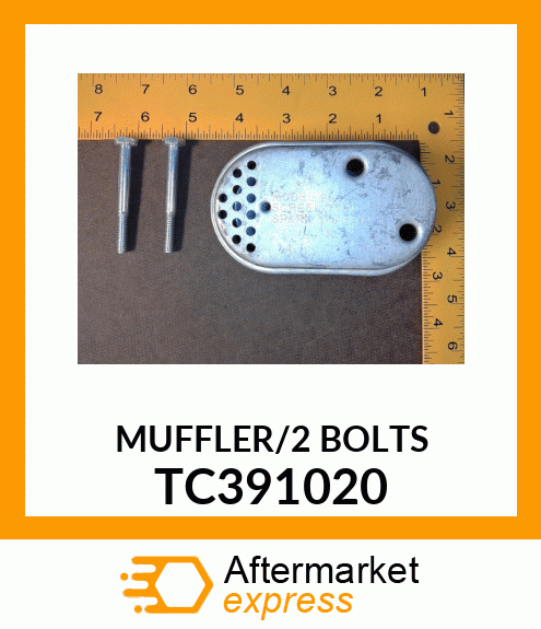 MUFFLER/2BOLTS TC391020