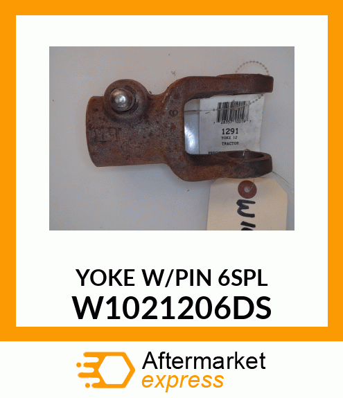 YOKE_W/PIN_6SPL W1021206DS