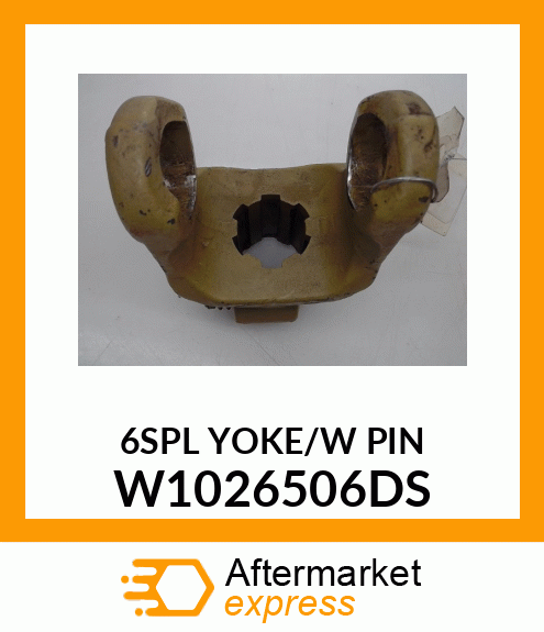 YOKE_W/PIN W1026506DS