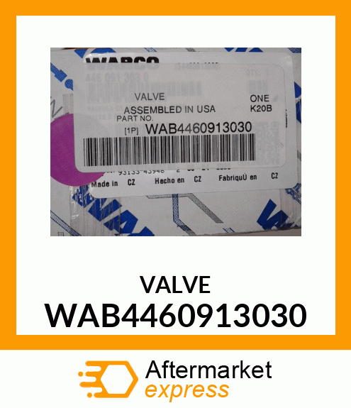 VALVE WAB4460913030