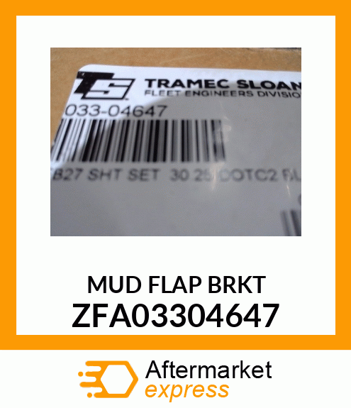 MUD FLAP BRKT ZFA03304647