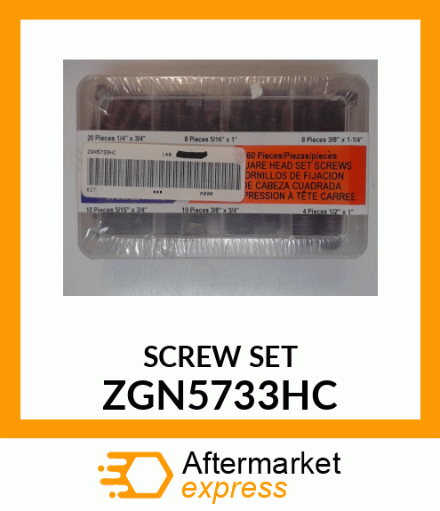 SCREW SET ZGN5733HC