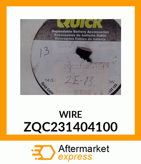 WIRE ZQC231404100