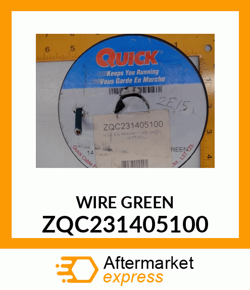 WIRE GREEN ZQC231405100