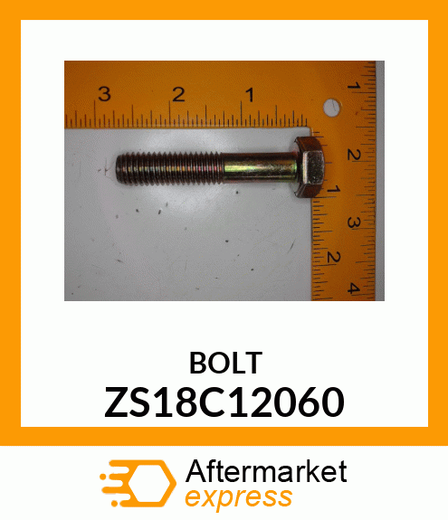 BOLT ZS18C12060