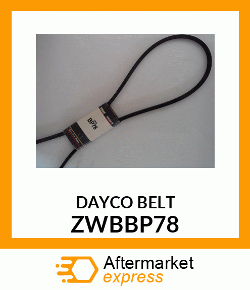 DAYCO_BELT ZWBBP78