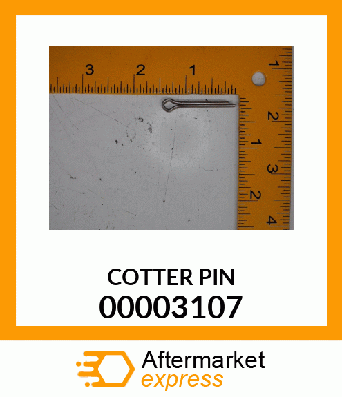 COTTER PIN 00003107