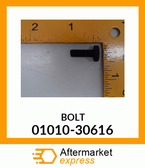 BOLT 01010-30616