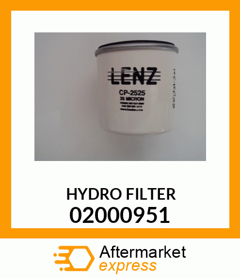 HYDRO FILTER 02000951