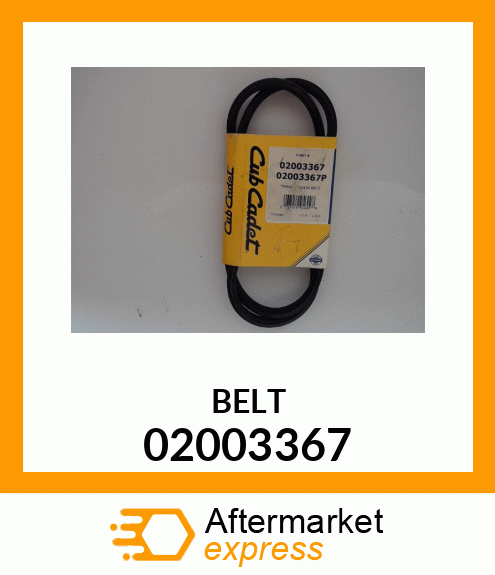 BELT 02003367